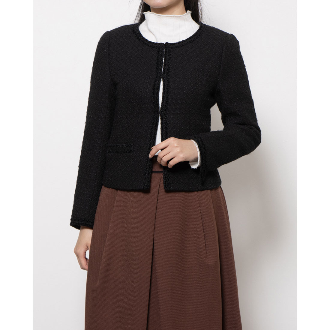 古着人気アイテム 約2.4万購入 KarL ParK Lane 珍しい圧縮ウールジャケット タグ付 ジャケット・アウター