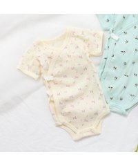 apres les cours/ベビー半袖フライスグレコ肌着　総柄/506524957