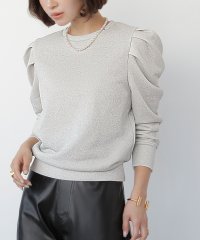 ELFRANK/エルフランク ELFRANK ショルダーギャザーラメトップス【洗える】/506921912
