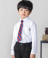 BeBe Petits Pois Vert/【店舗限定】オックスフォードボタンダウンシャツ(110~130cm)/507721464
