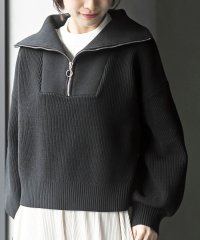 rps/フロントＺＩＰフェイクニットプルオーバー/507732182