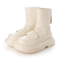 STYLEBLOCK/スタイルブロック STYLEBLOCK 裏起毛バックファスナー仕様厚底ショートブーツ/507777302