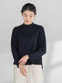 la.f…(Lsize)/ラ エフ エルサイズ la.f…(Lsize) 【大きいサイズ】ケーブルニット/507777381