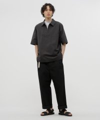 MHL./FINE COMPACT COTTON POPLIN TROUSERS/507778042
