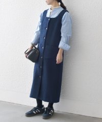 SHIPS any WOMEN/SHIPS any: モール ツイード スクエアネック ワンピース/507778416