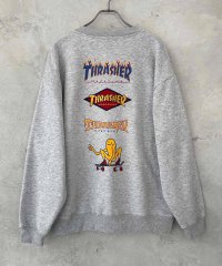 THRASHER/スラッシャー THRASHER 裏起毛バックプリント刺繍クルーネック/507778678
