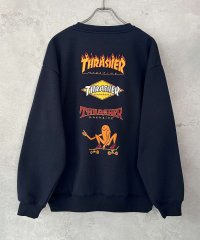 THRASHER/スラッシャー THRASHER 裏起毛バックプリント刺繍クルーネック/507778678