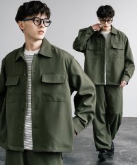 Rocky Monroe/ロッキーモンロー Rocky Monroe セットアップ CPOジャケット パラシュートパンツ メンズ カバーオール ワイドパンツ イージー ライトアウター リ/507778765