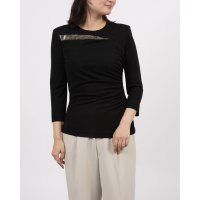 RINASCIMENTO/リナシメント RINASCIMENTO アシメビジュータックドレープTOPS/507778859