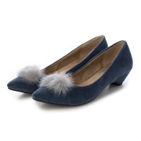 ground green store/グラウンドグリーンストア ground green store エコファーポンポンパンプス/507778914