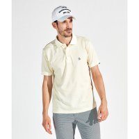 Munsingwear/吸汗速乾フラッグモチーフジャガード半袖ポロシャツ/507779019