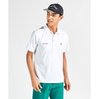 Munsingwear/マンシングウェア Munsingwear ロゴジャカード ストレッチ半袖ポロシャツ/507779071