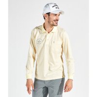 Munsingwear/吸汗速乾ハイゲージバーズボーダー長袖ポロシャツ/507779108