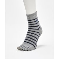Munsingwear/マンシングウェア Munsingwear ショート丈 5本指ボーダーソックス【返品不可商品】/507779119