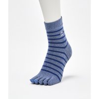 Munsingwear/マンシングウェア Munsingwear ショート丈 5本指ボーダーソックス【返品不可商品】/507779119