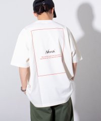 GLOSTER/【NANGA×GLOSTER】別注 ワンポイントロゴ刺繍 バックプリントTシャツ/507779255