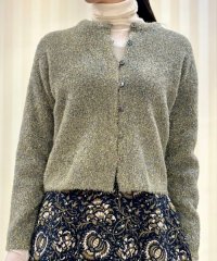 MACPHEE/ルレックスシェニール クルーネックカーディガン/507779422