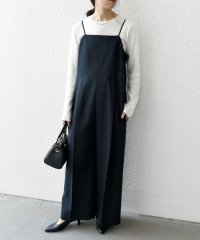 SHIPS any WOMEN/SHIPS any:〈洗濯機可能〉オックス セミワイド サロペット［NAVY BLUE］/507779428