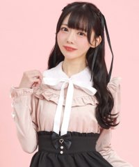 Secret Honey/シークレットハニー Secret Honey ファーティペット付ベロアトップス/507779926