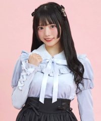 Secret Honey/シークレットハニー Secret Honey ファーティペット付ベロアトップス/507779926