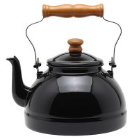 TSUKIUSAGIJIRUSHI/ツキウサギジルシ 月兎印 月兎印 ツキウサギジルシ ケトル やかん 2.2L ホーロー IH対応 日本製 ホワイト レッド ブラック 白 黒/504406571