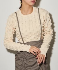 MAISON BREEZE reveur/MAISON BREEZE reveur P100 トゲトゲクロップドプルオーバー ショート丈 クロップド丈 長袖 トップス プルオーバー DTK/507780168