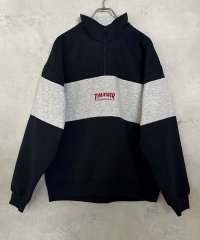 THRASHER/スラッシャー THRASHER 裏起毛切替ハーフジップ/507780617