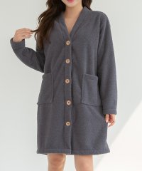 TeddyShop/テディショップ Teddyshop 【2WAY】長袖モコモコパステル＆ベーシックカラールームウェアワンピース/カーディガン/507780890
