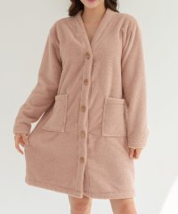 TeddyShop/テディショップ Teddyshop 【2WAY】長袖モコモコパステル＆ベーシックカラールームウェアワンピース/カーディガン/507780890