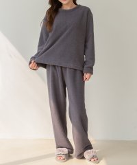 TeddyShop/テディショップ Teddyshop レディース 長袖ふんわりモコモコプルオーバーラウンドネックルームウェア 上下2点セット/507780893