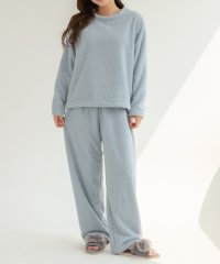 TeddyShop/テディショップ Teddyshop レディース 長袖ふんわりモコモコプルオーバーラウンドネックルームウェア 上下2点セット/507780893