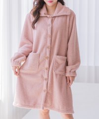 TeddyShop/テディショップ Teddyshop レディース 長袖2WAY襟もふっとあったかルームウェアワンピース/ガウン/507780895