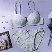 palissee/パリーゼ Palissee 【EFカップ】フェアリーラメフラワー3/4モールドカップブラ＆ショーツ【返品不可商品】/507780922