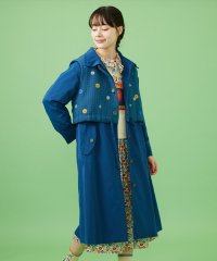 Jocomomola/【3WAY】Juntos フラワー刺繍ベスト付きロングコート/507781162