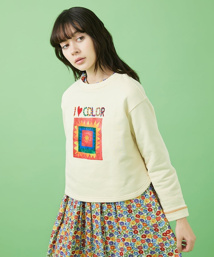 Jocomomola / ホコモモラ Naranja calabaza プリントカットソー Naranja calabaza プリントカットソー(カットソー・Tシャツ