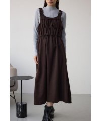 AZUL by moussy/シャーリング2WAYジャンパースカート/507781175