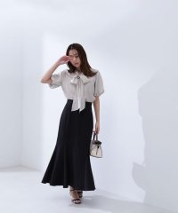 NATURAL BEAUTY BASIC/ヘム切替マーメイドスカート/507781205