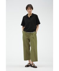 MARGARET HOWELL/PLAIN WEAVE COTTON LINEN TROUSERS/507781231