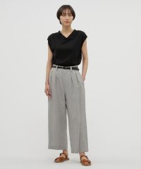 MARGARET HOWELL/YARN DYED LINEN TROUSERS/507781232