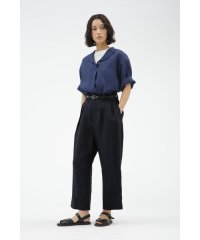 MARGARET HOWELL/YARN DYED LINEN TROUSERS/507781232