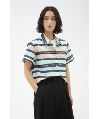 MARGARET HOWELL/COTTON SILK PAINTED STRIPE/507781233