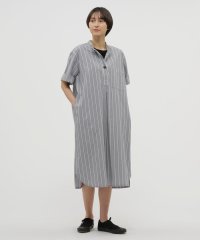 MHL./END ON END STRIPE COTTON DRESS/507781264
