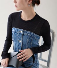 VERMEIL par iena/Sheer twist cotton crew/507781556