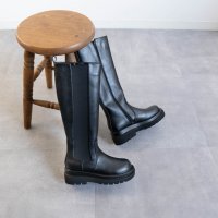 FABBY FABBY./ファビーファビー FABBY FABBY. サイドゴアジップアップロングブーツ/507782099