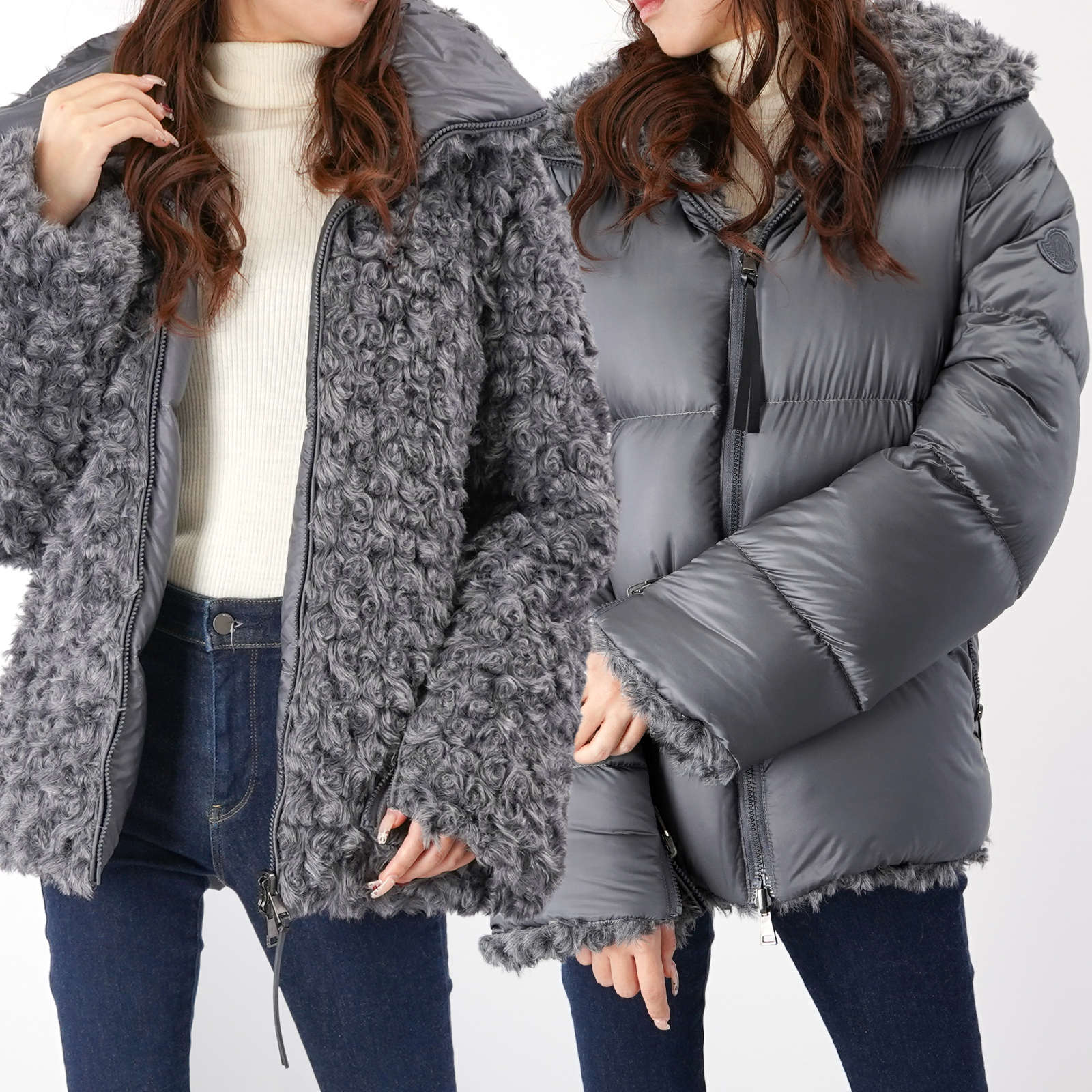 お*】様 ⭐︎美品⭐︎MONCLER モンクレール エコファー リバーシブルダウ リバーシブル MONCLER(モンクレール) メンズ - 海外通販のBUYMA