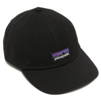 patagonia/パタゴニア Patagonia 帽子 P－6 LABEL TRAD CAP P－6 ラベル トラッド キャップ ブラック メンズ レディース ユニセックス PA/507782286