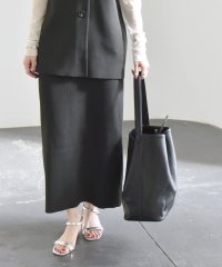 quaranciel/quaranciel:〈手洗い可能〉Iライン ニット スカート（セットアップ対応）/507782300