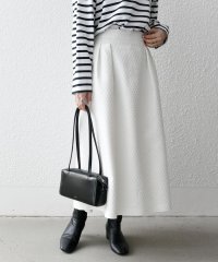SHIPS any WOMEN/SHIPS any:〈手洗い可能〉フラワー ジャカード タック スカート/507782511