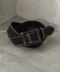 Wrangler/ラングラー Wrangler 40mm1枚革太ステッチベルト/507783338