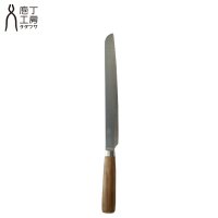HOCHOKOBOTADAFUSA/ホウチョウコウボタダフサ 庖丁工房タダフサ 庖丁工房タダフサ パン切り包丁 ブレッドナイフ パンスライサー 刃渡り 23cm 日本製 HK－1【返品不可商品】/507783484